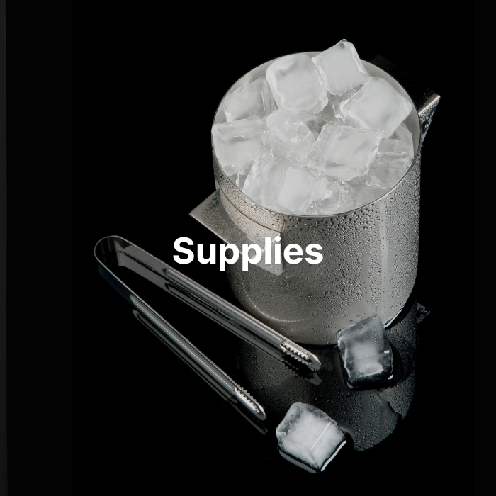 Hotel OS&E supplies and in-room accessories. Essential hotel supplies including luggage racks, housekeeping carts, and in-room amenities that support operations.