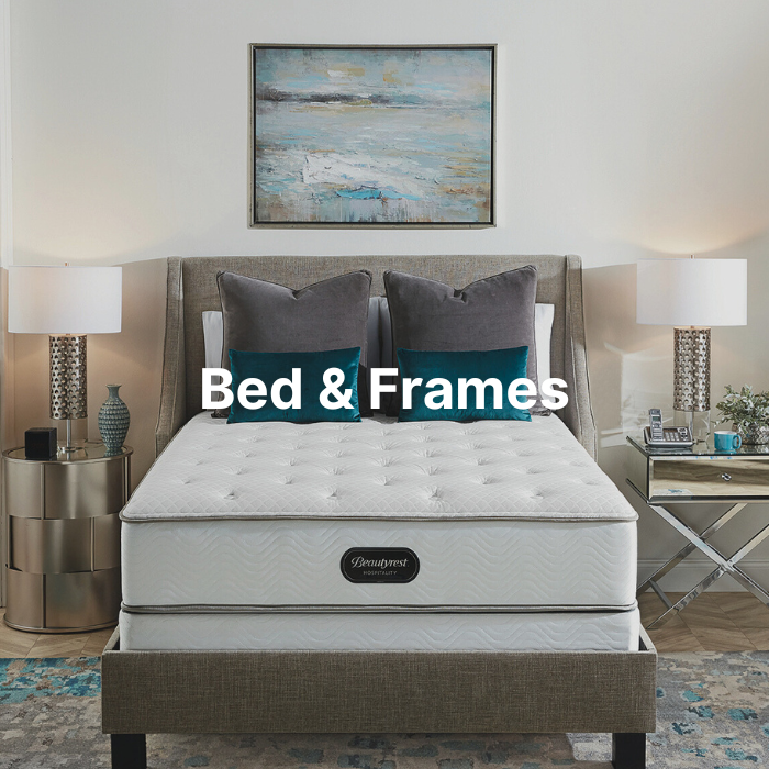 Upholstered hotel bed frame with headboard. Durable hotel beds and upholstered frames with custom headboards designed for long-lasting comfort in guest rooms.