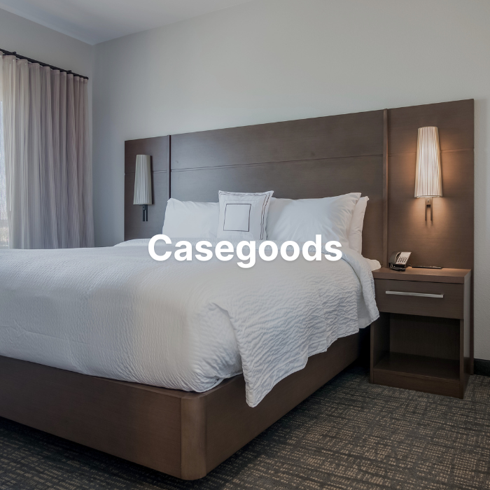 Hotel guestroom furniture casegoods with sleek laminate finishes, built for high-traffic hospitality environments Hotel guestroom furniture casegoods with sleek laminate finishes, built for high-traffic hospitality environments